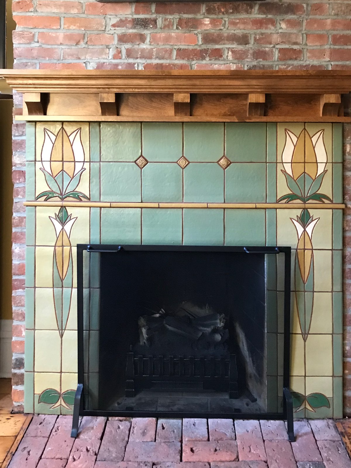 Victorian Fireplace Mantel - Vintage Craftsman